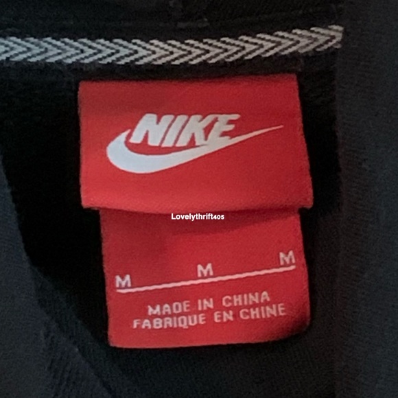 Nike Rally Funnel-Neck Metallic Logo Hoodie Size M - Picture 6 of 6